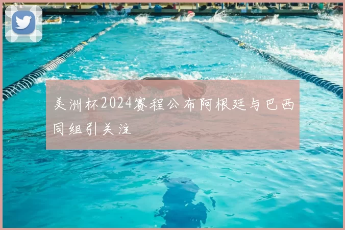 美洲杯2024赛程公布阿根廷与巴西同组引关注